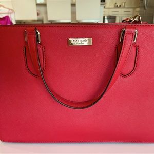Red kate spade purse